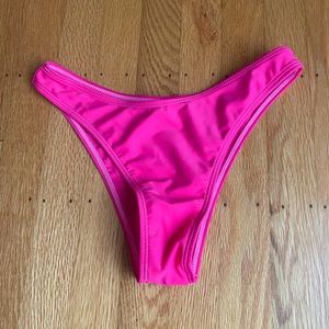 Hot pink swimsuit bottom size small, worn once